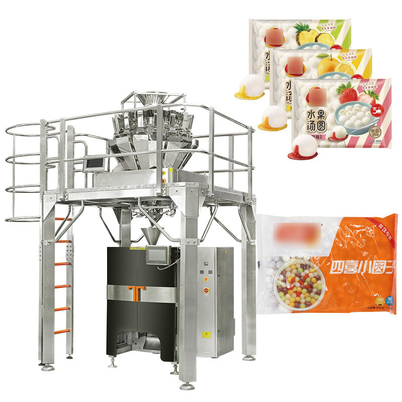 Hiệu suất ổn định Máy đóng gói bánh đóng băng tự động Bánh gà bánh mì làm trước túi đếm máy đóng gói