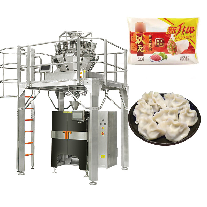 Tăng cân kết hợp thịt bò khô cân máy đóng gói điền cá ngừ cá 10/14 đầu máy đóng gói cân