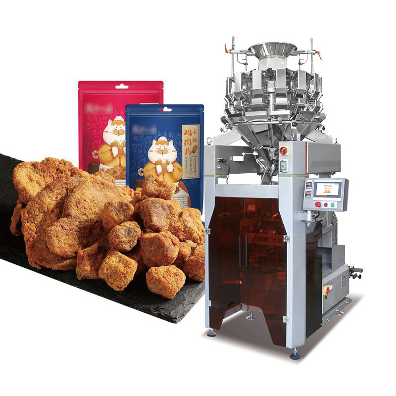 Máy đóng gói khoai tây chiên nhiều đầu Nitrogen hạt đậu phộng Popcorn máy đóng gói túi