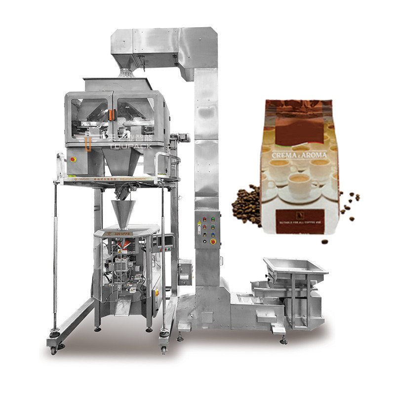 240g 480g 1kg ốp đậu phộng ốp niềng túi túi túi xách bao bì Dried Fruit Snack Multihead Weigher Premade Bag Packing Machine