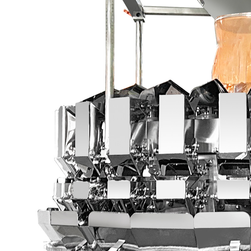 14 Hopper Multihead Weigher Máy đóng gói tự động Doypack Máy đóng gói chip ngô nitơ