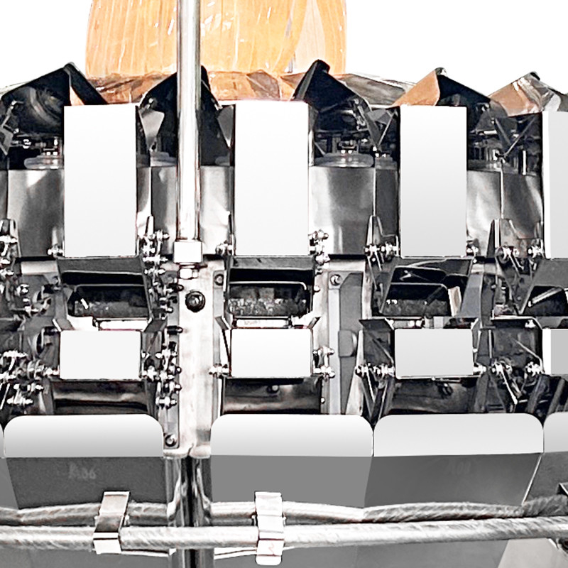 14 Hopper Multihead Weigher Máy đóng gói tự động Doypack Máy đóng gói chip ngô nitơ