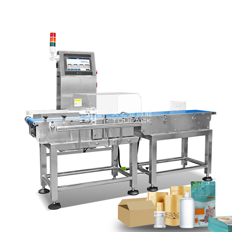 Máy cân kiểm tra chính xác cao cho thực phẩm đóng gói sẵn & bổ sung chế độ ăn uống Kiểm tra cân nặng động thông minh