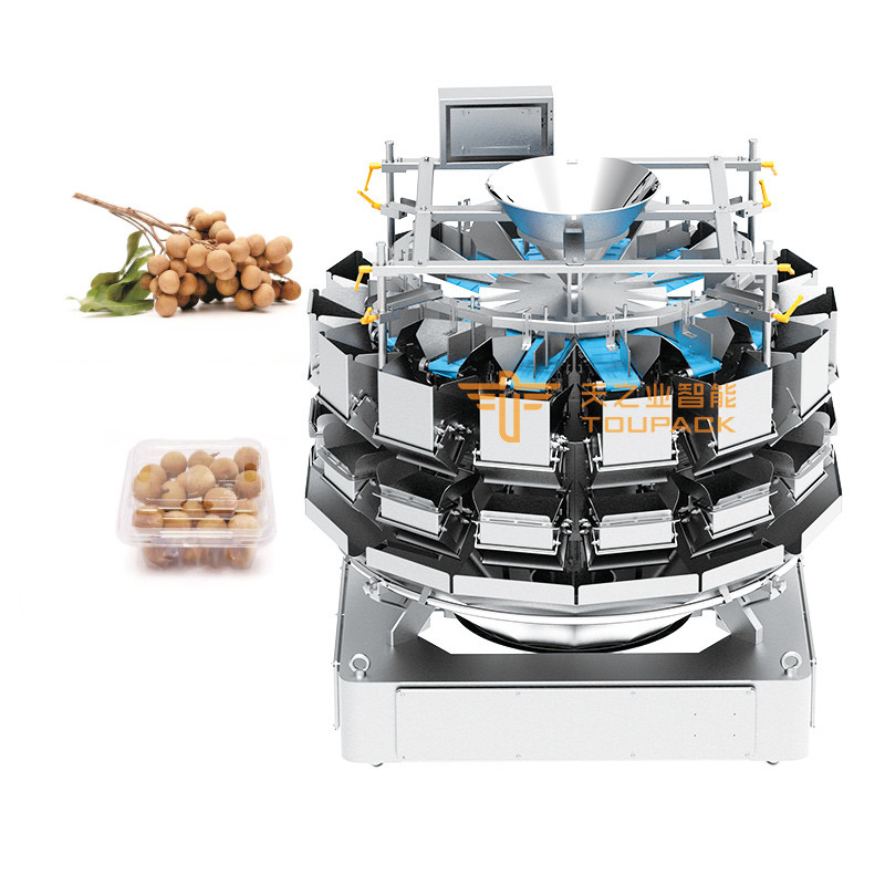 Máy điền trái cây tự động Cherry Blueberry Strawberry Orange Green Pepper Box Box Box Machine