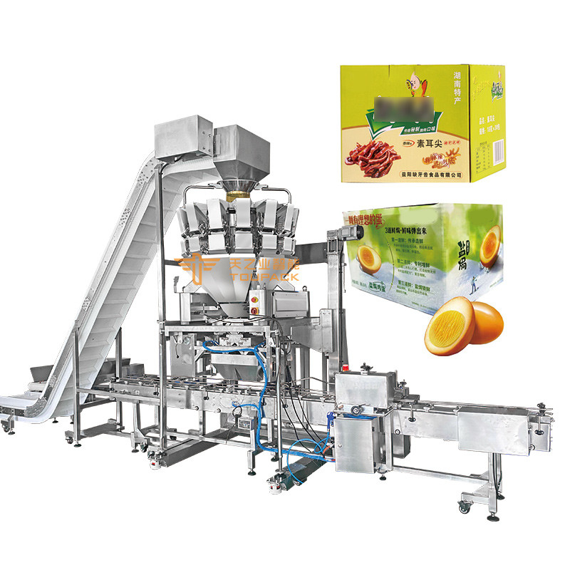 Máy điền trái cây tự động Cherry Blueberry Strawberry Orange Green Pepper Box Box Box Machine