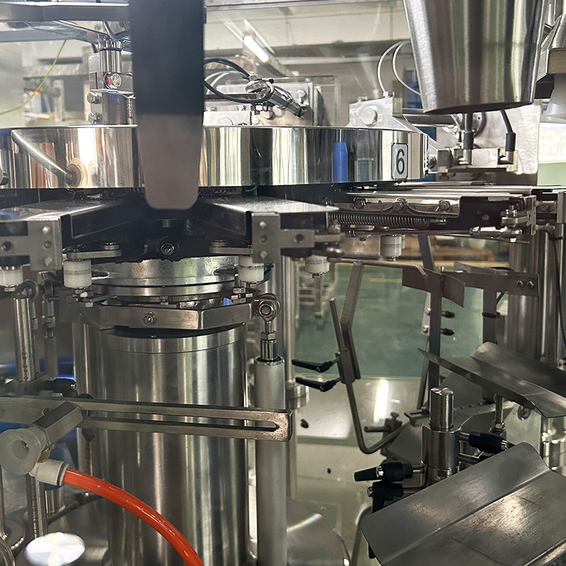 Máy đóng gói túi hình dạng bất thường đa chức năng Popcorn Chicken tự động túi đứng Frozen Pork Doypack