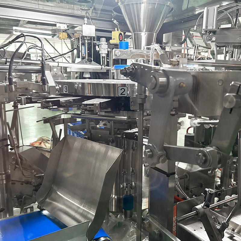 Máy đóng gói túi hình dạng bất thường đa chức năng Popcorn Chicken tự động túi đứng Frozen Pork Doypack