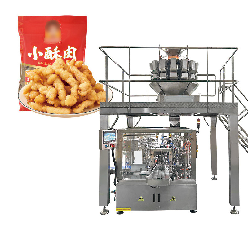 Chicken Fillet Meatballs Pre-Marinated BBQ Meats Zipper Bag Pouch Packing Doypack Packing Machine Máy niêm phong Máy niêm phong