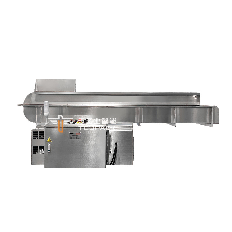 Máy cấp liệu rung tùy chỉnh và bền bằng thép không gỉ 304 với phễu nạp lớn vận chuyển hạt