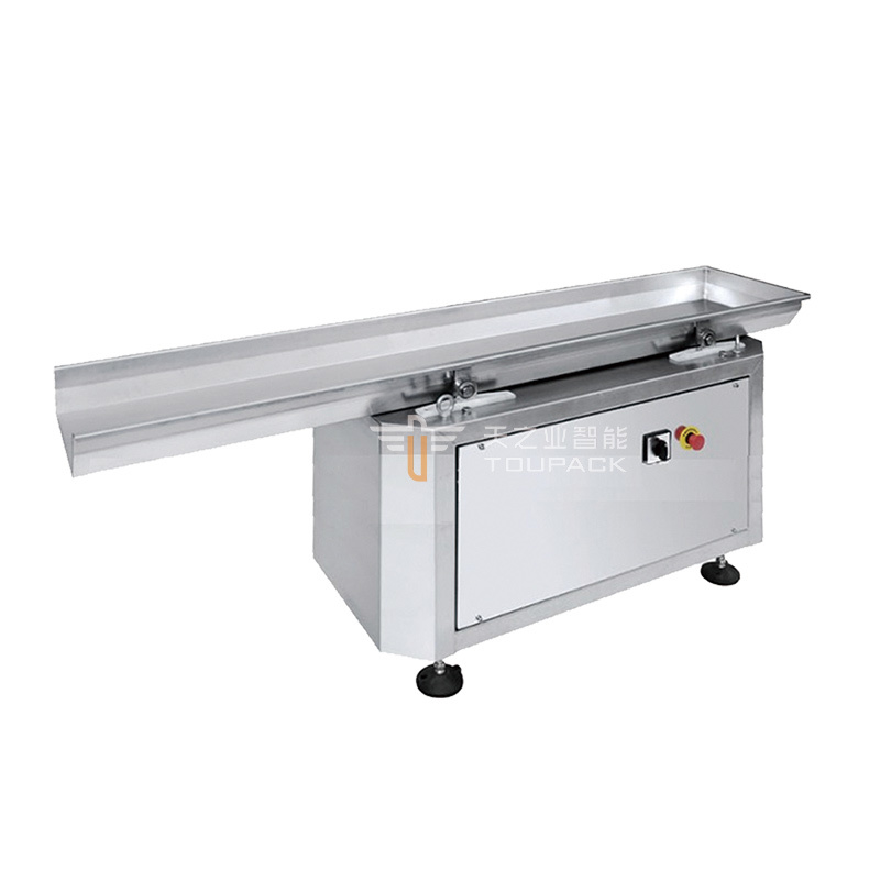 Máy cấp liệu rung tùy chỉnh và bền bằng thép không gỉ 304 với phễu nạp lớn vận chuyển hạt