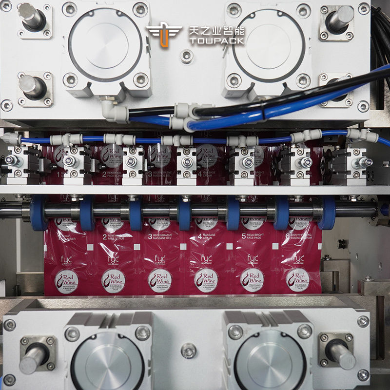 Máy đóng gói túi xách nhiều làn đường nhiều làn đường ketchup chất lỏng Máy đóng gói túi xách đa làn đường máy đóng gói túi mật ong