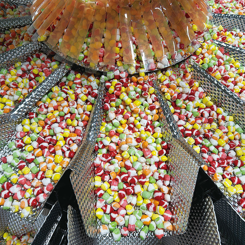 Máy đóng gói dọc tự động hoàn toàn cho snack khoai tây chiên, bỏng ngô, tôm, khí nitơ, thiết bị đóng gói bánh tôm