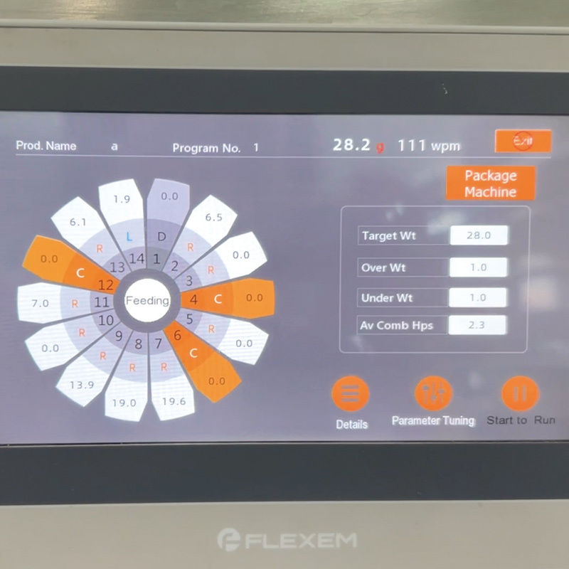 Máy đóng gói và chiết rót định lượng tự động theo chiều dọc chất lượng cao cho thực phẩm ăn nhẹ dạng hạt, cân và đóng gói VFFS