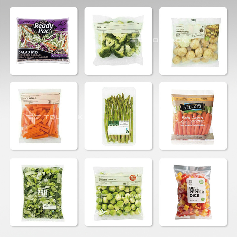 Máy đóng gói túi gối tự động rau/trái cây tươi