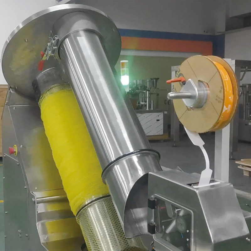 Tốc độ cao dọc máy túi lưới tự động cà rốt rau lưới túi Baler Pear máy đóng gói lưới tự động