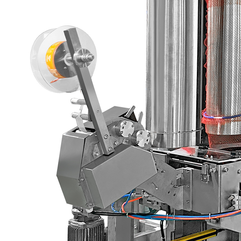 Máy đóng gói và cân tự động hoàn toàn cho túi lưới, túi lưới đựng rau, khoai tây, cam và trái cây