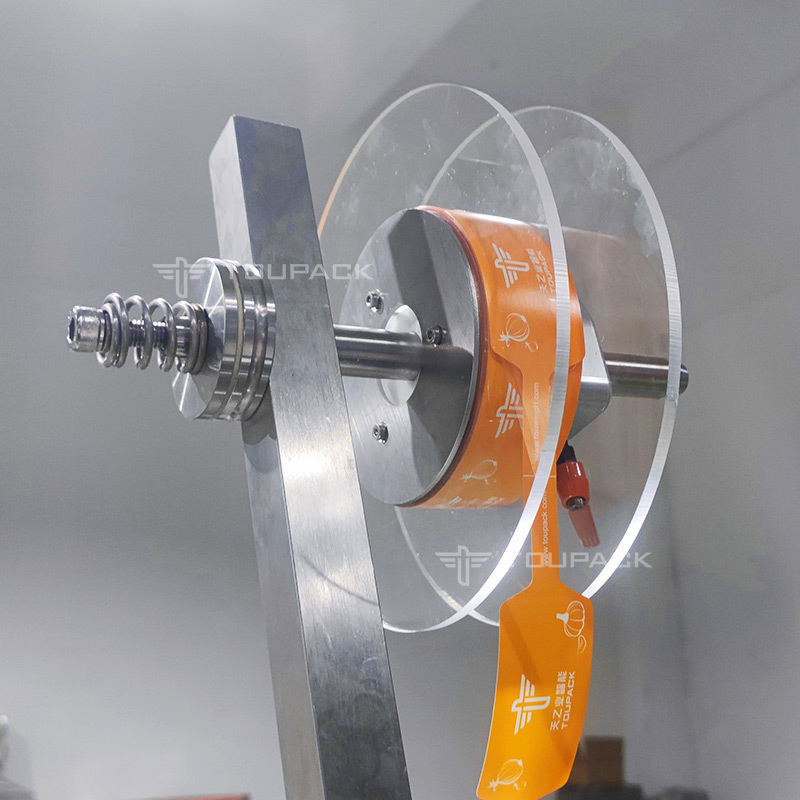 Máy đóng bao lưới bán tự động cho lạc, cam, trái cây và rau củ, khoai tây, tỏi, hành tây