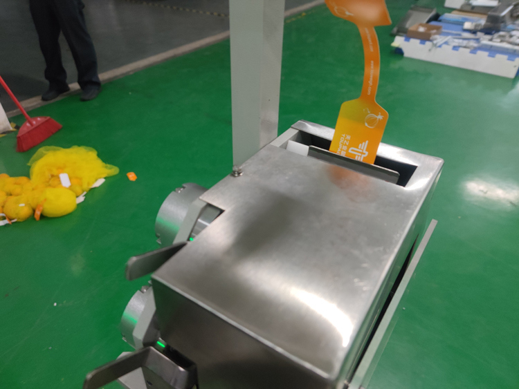 Máy đóng gói lưới tự động, phạm vi cân 3g-5000g, dùng để đóng gói rau củ quả, gừng, khoai tây, trái cây họ cam quýt