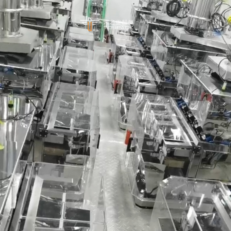 Máy đóng gói và niêm phong bao thức ăn chăn nuôi tự động VFFS 1kg 2kg 5kg, máy đóng gói thức ăn gia cầm