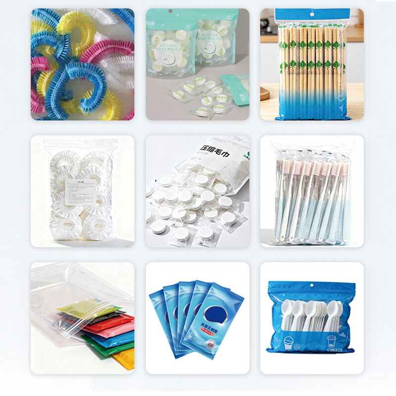 Máy đóng gói tự động nhựa nắp vòi sen máy đóng gói máy đa đầu hệ thống đóng gói cân