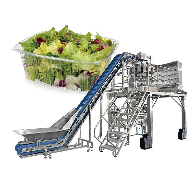 Máy cân kết hợp MAP Bao bì với Multihead Weigher cho thịt tươi và thức ăn sẵn