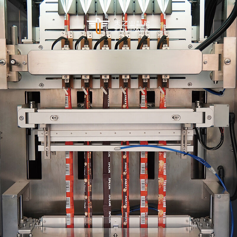 Máy đóng gói tự động đa chức năng 4 làn 6 làn đa làn cho cà phê hạt, trà sữa, bột dạng gói