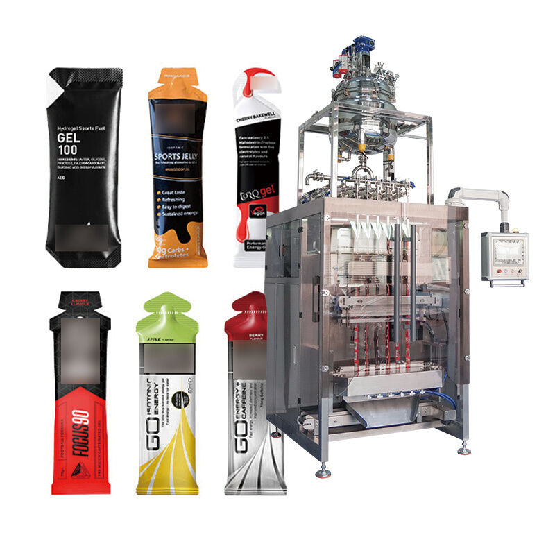 Máy Đóng Gói Tự Động Đa Làn Cho Sốt Mù Tạt, Salad, Tôm, Sò Dầu Dạng Lỏng