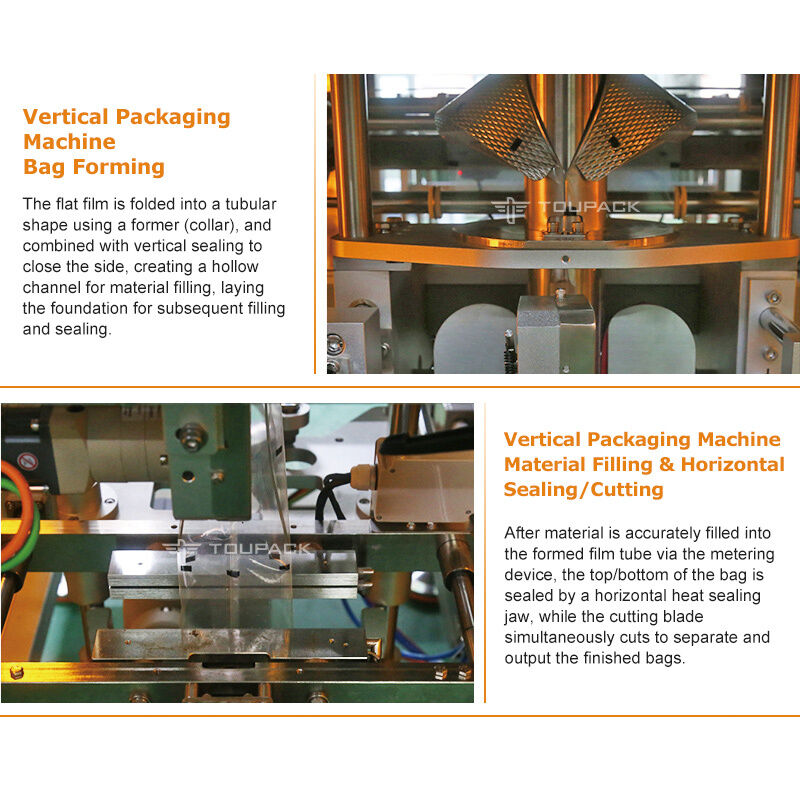 Automatic Pillow Bag Weighing Packing Machine for Snacks Nuts Granules 5-200g High Speed Food Packaging Equipment