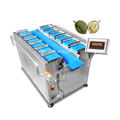 Sầu riêng khô đông lạnh Xoài khô Trái cây Máy cân nhiều đầu Thiết bị kết hợp Hướng dẫn sử dụng Loại dây đai