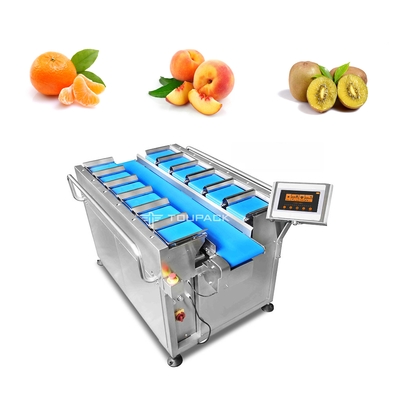 40BPM 10 Đầu 14 Đầu Máy cân nhiều đầu trái cây Quýt Cam Băng tải Cân