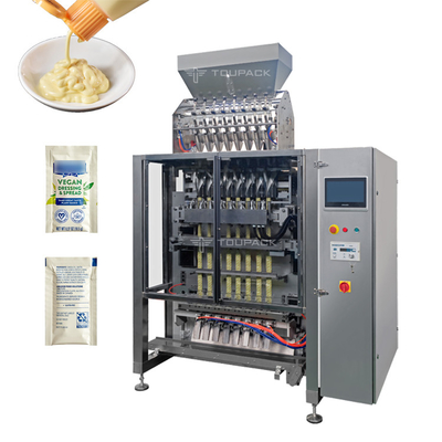 3 Side Seal Hệ thống đóng gói tự động Dầu gội Mayonnaise Liquid Filling Sachet Máy đóng gói mù tạt