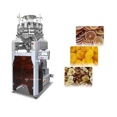 Máy cân nhiều đầu hạt thép không gỉ 10-14 phễu với hệ thống hiển thị màn hình cảm ứng