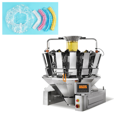 14 Trọng số kết hợp đầu 200g Mũ tắm dùng một lần thực phẩm nhựa bọc máy cân tự động