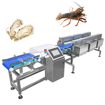 Máy phân loại trọng lượng màn hình cảm ứng cho cua lông và gà tự động kiểm tra nhiều cấp cân