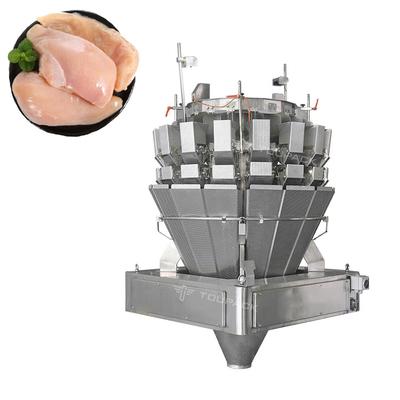 1.2L Tự động kết hợp cân cân cân đầy thịt gia cầm cánh đóng gói máy