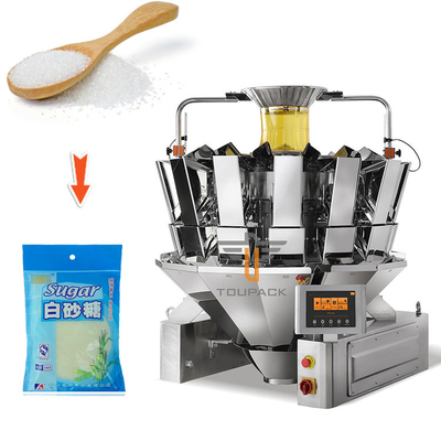 Máy đóng gói túi tự động Premade Zipper Standing Bag Granule Sugar Salt Rice Grain Packaging Machine