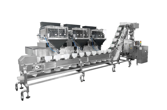 Tự động cân bao bì thực phẩm lát phô mai hạt bữa sáng yến mạch ngũ cốc chế biến sẵn Zipper pouch hạt đóng gói máy