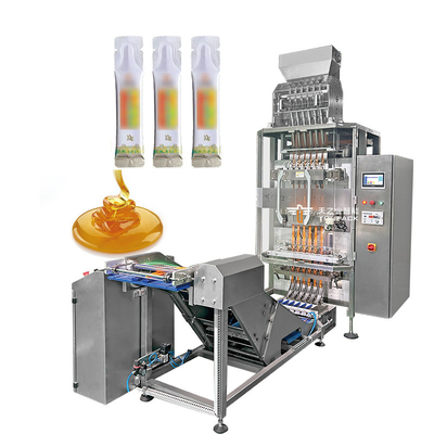 Máy đóng gói sachet vffs nhiều làn công nghiệp cho bột cà chua lỏng nhớt