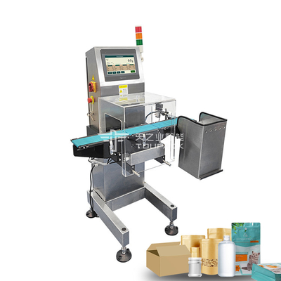 Kiểm tra trực tuyến chính xác cao Đánh giá tự động dây chuyền vận chuyển số Kiểm tra trọng lượng cho thực phẩm
