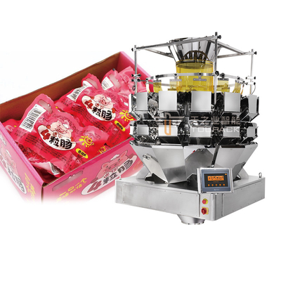 Máy bọc xúc xích cho hộp hộp Tofu được sấy khô Sachet Pouch Box Box Packaging Cartoning Machine