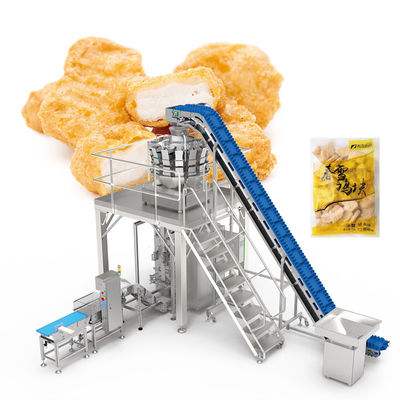 Chicken Fillet Meatballs Pre-Marinated BBQ Meats Zipper Bag Pouch Packing Doypack Packing Machine Máy niêm phong Máy niêm phong