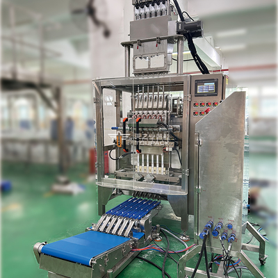 Máy đóng gói nhiều làn dạng que 2-16 cột 55 BPM