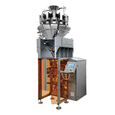 Máy đóng gói cân tự động túi gối cho đồ ăn nhẹ, hạt, hạt 5-200g, thiết bị đóng gói thực phẩm tốc độ cao