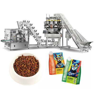 Máy đóng gói đồ ăn có tiêu chuẩn CE Doypack cho các loại hạt đồ ăn nhẹ Chiếc niêm phong được chế tạo sẵn đứng lên túi đóng gói đồ ăn Granule Packaging Solutions