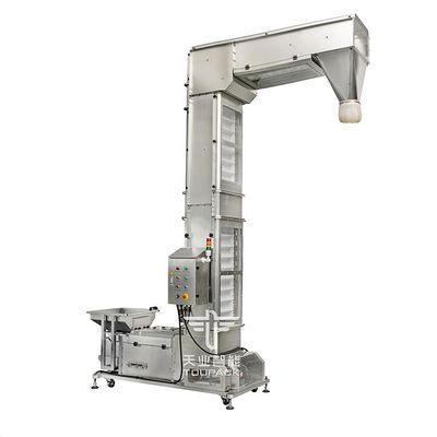 Thang máy dây xích loại Z siêu tốc độ SUS304 Băng tải nâng thực phẩm có thể tùy chỉnh
