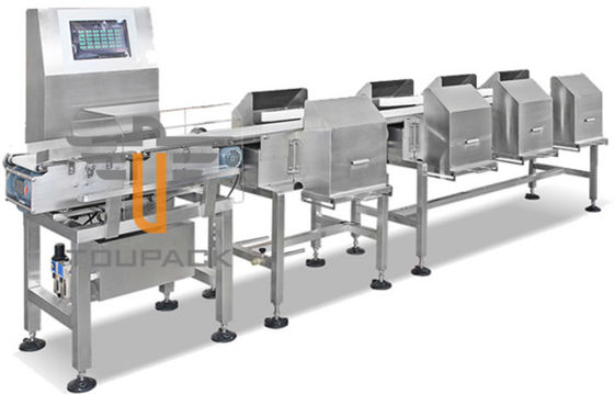 Máy phân loại gà tươi 1000g Máy phân loại đa trọng lượng chống thấm nước 4 đến 8 lớp