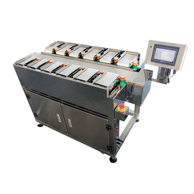 Cân kết hợp rau 30WPM Cân đai Điều khiển PLC Độ chính xác cao Máy chấm điểm