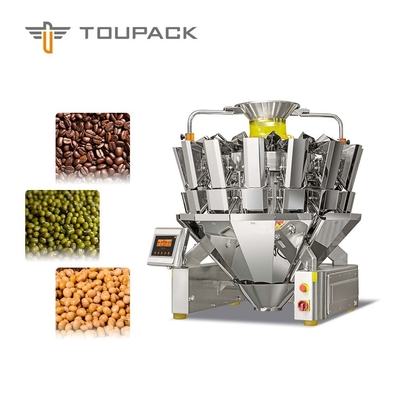 Máy đóng gói cân nhiều đầu 1.6L 2.5L cho hạt cà phê