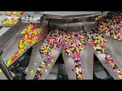 Six-color chocolate weighing and cartoning system