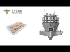 Đơn vị hoàn toàn tự động đóng băng cánh gà nồi gói dây chuyền, cân chính xác bởi TOUPACK vít multihea